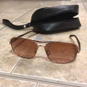 Oakley Sunglasses with wristlet case